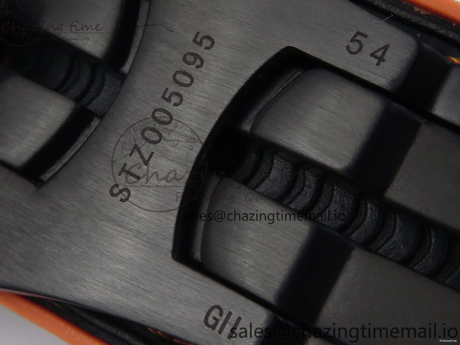 0210 Attractive Planet Ocean Master Chronometer 600M 45.5mm SCF 1:1 Best Edition Black Orange Bezel Black Dial on Black Rubber Strap A9900 Super Clone 7668